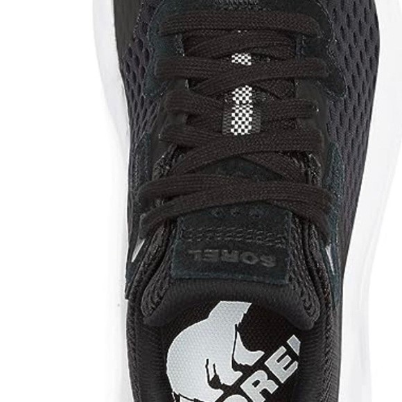 Sorel Black and White Women's Sneakers - Picture 4 of 7